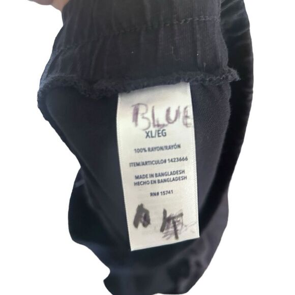 Splendid Drawstring Elastic Waist High-Rise Pull-On Jogger Pants Black Size XL - Picture 7 of 13